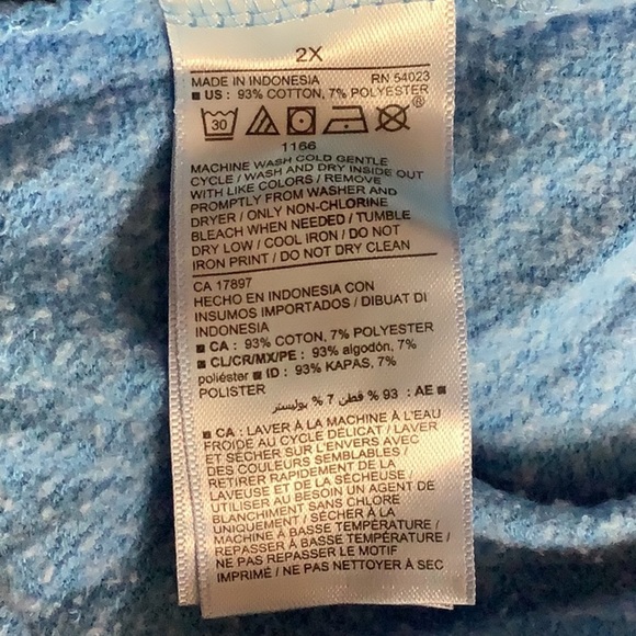 Old Navy Size 2X Pullover Crewneck Sweatshirt “We Rise By Lifting Others”. New - Picture 4 of 4